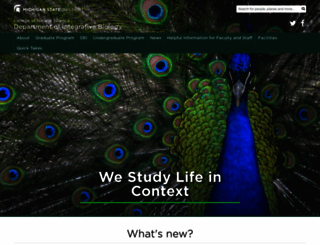 zoology.msu.edu screenshot