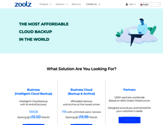 zoolz.co.uk screenshot
