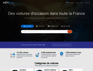 zoomcar.fr screenshot