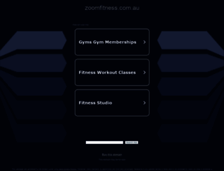 zoomfitness.com.au screenshot
