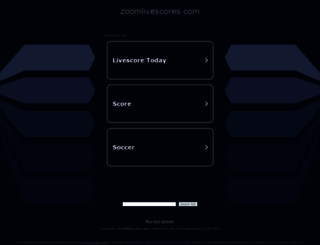 zoomlivescores.com screenshot