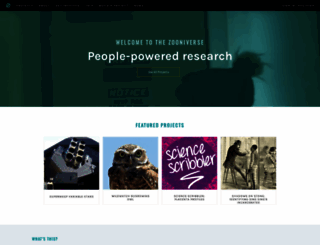 zooniverse.org screenshot