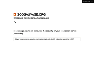 zoosauvage.org screenshot