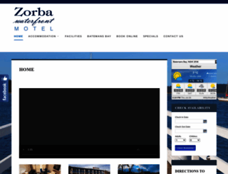 zorbamotel.com.au screenshot