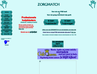 zorgmatch.org screenshot