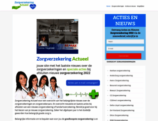 zorgverzekering-actueel.nl screenshot