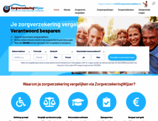 zorgverzekeringwijzer.nl screenshot