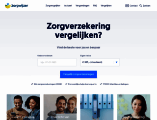 zorgwijzer.nl screenshot
