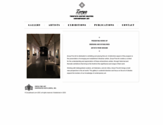 zoryafineart.com screenshot