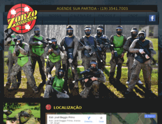 zorzopaintball.com.br screenshot