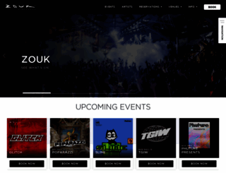 zoukclub.com screenshot