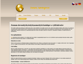 zoznam-katalogov.eu screenshot