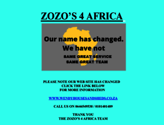 zozos4africa.co.za screenshot