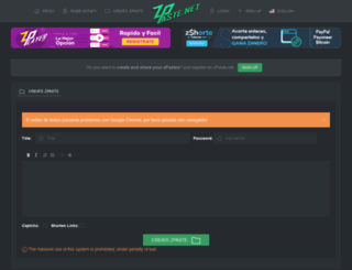 zpaste.net screenshot