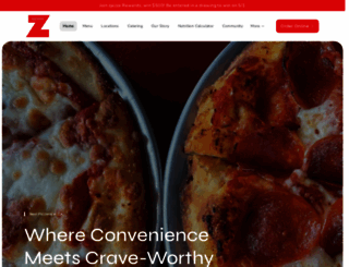 zpizza.com screenshot