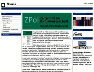 zpol.nomos.de screenshot
