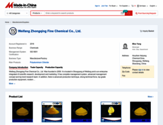 zqchemical.en.made-in-china.com screenshot