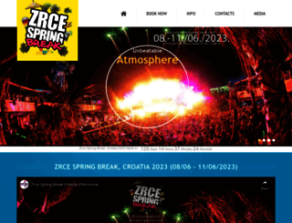 zrcespringbreak.com screenshot