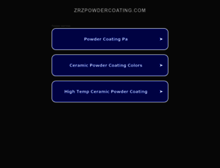 zrzpowdercoating.com screenshot