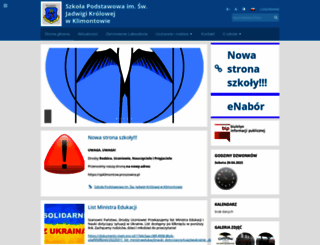 zsklimontow.edupage.org screenshot