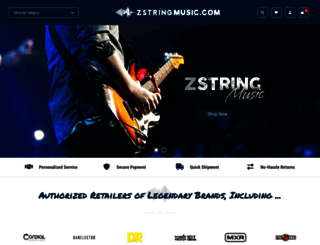 zstringmusic.com screenshot