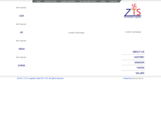 ztslogistics.com screenshot