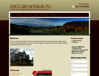 zuccaroandwillis.com screenshot