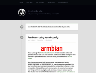 zuckerbude.org screenshot