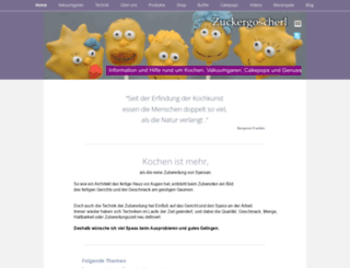 zuckergoscherl.com screenshot