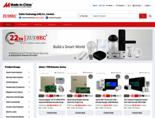 zudensecurity.en.made-in-china.com screenshot