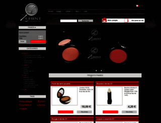 zuhintcosmetics.com screenshot