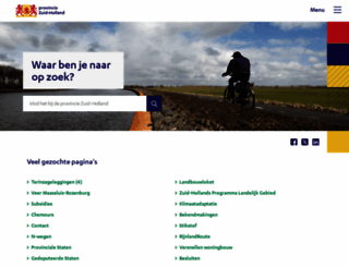 zuid-holland.nl screenshot