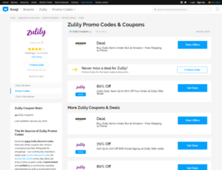 zulily.bluepromocode.com screenshot