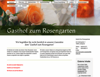 zum-rosengarten-weselsdorf.de screenshot