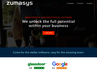 zumasys.com screenshot