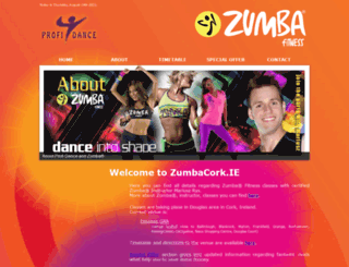 zumbacork.ie screenshot