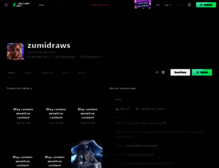 zumidraws.deviantart.com screenshot