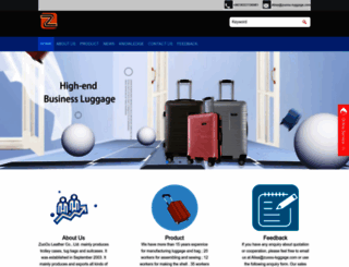 zuoou-luggage.com screenshot