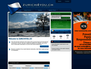 zurich4you.ch screenshot