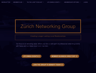 zurichnetworkinggroup.com screenshot