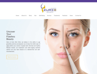 zurieskinclinic.com screenshot
