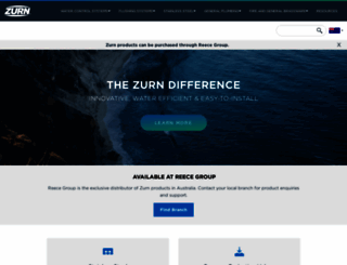 zurn.com.au screenshot