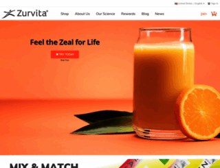 zurvitaprelaunch.com screenshot