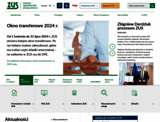 zus.pl screenshot