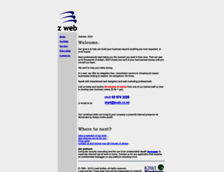 zweb.co.nz screenshot