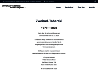 zweirad-taberski.de screenshot