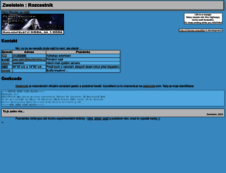 zweistein.cz screenshot
