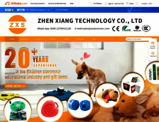 zxelectronic.en.alibaba.com screenshot