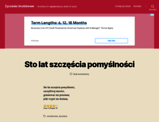 zyczenia-urodzinowe.com screenshot