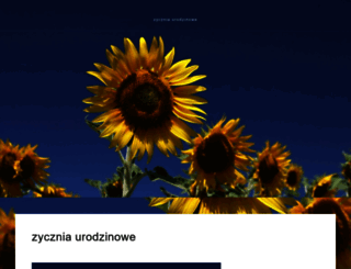 zyczenia-urodzinowe.pl screenshot